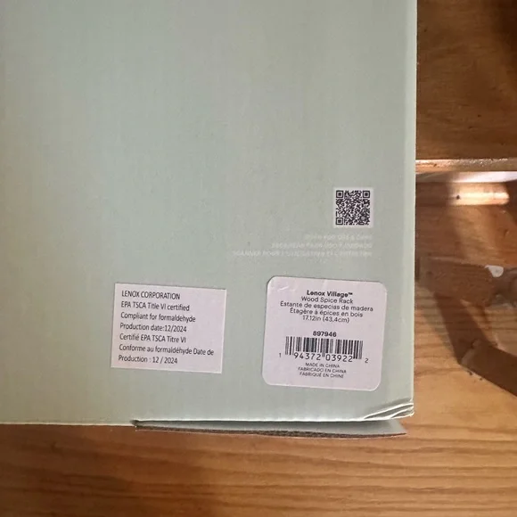 Lenox Spice Village Rack Elegant White Shelf - Picture 3 of 7